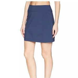 Royal Robbins Hiking Skort Women's 16 Standard Blue Nylon Stretch Lined Skirt